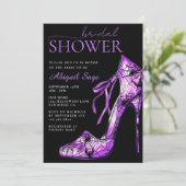 Invitation Chaussure gothique haute talon Halloween Fête des  (Debout devant)