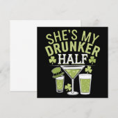 Invitation Chaussure Mon Couple Moitié St patrick Corresponda (Devant / Derrière)