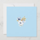 Invitation Chaussure nuptiale florale quelque chose Fête des  (Dos)