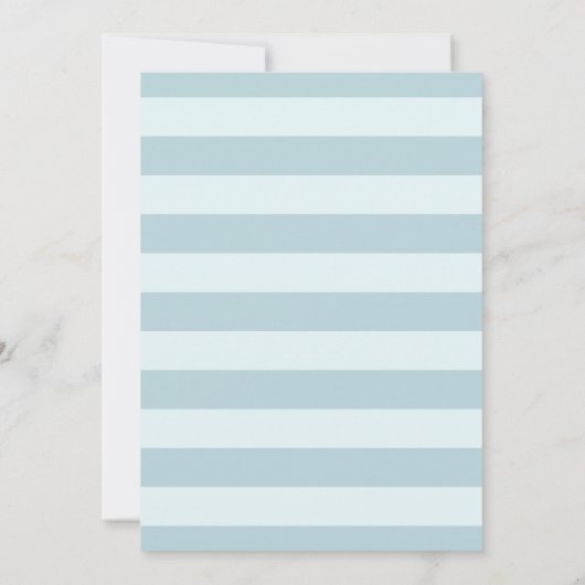 Invitation Chaussure nuptiale moderne Beach Blue Shell (Dos)