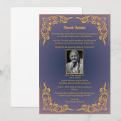 Invitation Chaussure Sandesh Hindu Shraddh (Devant / Derrière)