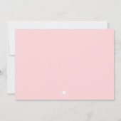 Invitation Chaussures à fleurs automne aquarelle nuptiale dou (Dos)