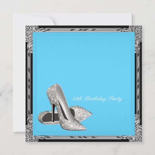 Invitation Chaussures à talon élevé femmes Turquoise Blue Ann (Dos)