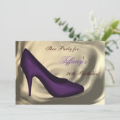 Invitation Chaussures à talon élevé fête d'anniversaire (Debout devant)