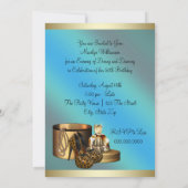 Invitation Chaussures à talon élevé Leopard Gold Womans 50e a (Dos)