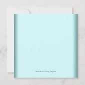 Invitation Chaussures à talon haute Ball Gown Turquoise Blue  (Dos)