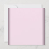 Invitation Chaussures à talon haute rose de balle rose Quince (Dos)