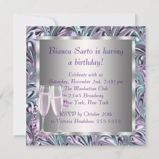 Invitation Chaussures à talon rose chaud Chaussures femmes An (Dos)