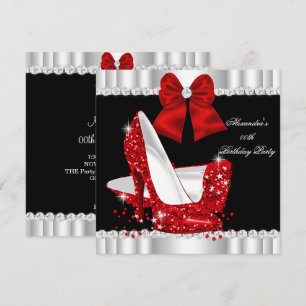 Invitation Chaussures à talons hauts élégantes à paillettes r