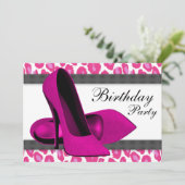 Invitation Chaussures à talons hauts & fête d (Debout devant)