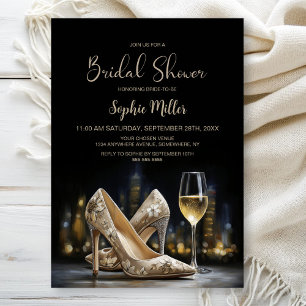 Invitation Chaussures à talons hauts florales beige pour la d