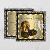 Invitation Chaussures à talons hauts pour cocktails pour femm (Devant / Derrière)