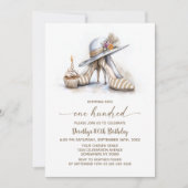 Invitation Chaussures à talons hauts rayées beige pour 100e a (Devant)