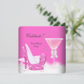 Invitation Chaussures à talons hauts rose pour margarita pour (Debout devant)