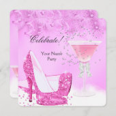 Invitation Chaussures à talons hauts rose pour margarita pour (Devant / Derrière)