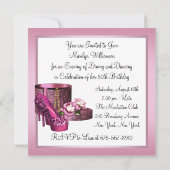 Invitation Chaussures à talons hauts roses pour femme Léopard (Dos)