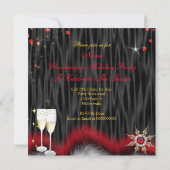 Invitation Chaussures à talons hauts rouges pour soirée de fê (Dos)