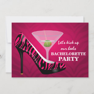 Invitation Chaussures à talons hauts Zèbre Sauvage pour Enter