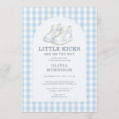 Invitation Chaussures à talons petits et uniques pour bébé Gi (Devant)