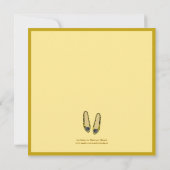 Invitation Chaussures à talons plats de ballet élégantes Invi (Dos)