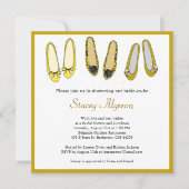 Invitation Chaussures à talons plats de ballet élégantes Invi (Devant)