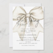 Invitation Chaussures Attachant Le noeud Fête des mariées Bow (Devant)