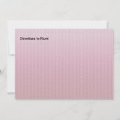 Invitation Chaussures, Ceinture de jarre et Fête des mariées  (Dos)