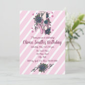 Invitation Chaussures de ballet (Debout devant)