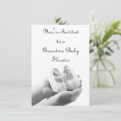 Invitation Chaussures de bébé bercées (Debout devant)