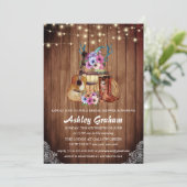 Invitation Chaussures de cowboy chic douche de mariage wester (Debout devant)