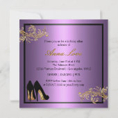 Invitation Chaussures de danse - Fabuleux 60e anniversaire In (Dos)