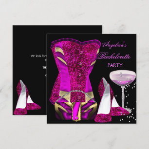 Invitation Chaussures de fête de demoiselle d'honneur rose ch
