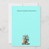 Invitation Chaussures de fille de pays tourbée bulle glam chi (Dos)