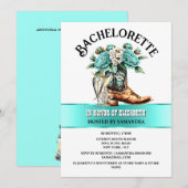 Invitation Chaussures de fille de pays tourbée bulle glam chi (Devant / Derrière)