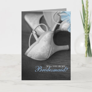 Invitation Chaussures De Mariage Élégantes "Serez-Vous Ma Fem