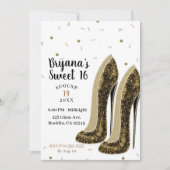 Invitation Chaussures de mode à talons hauts Glam beauté doux (Devant)