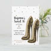 Invitation Chaussures de mode à talons hauts Glam beauté doux (Debout devant)