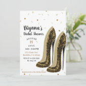 Invitation Chaussures de mode haute talons Glam Beauté Fête d (Debout devant)