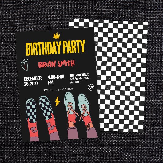 Invitation Chaussures de mode pour adolescents