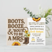 Invitation Chaussures de randonnée Booze & Bout to be Mrs. Ph (Debout devant)