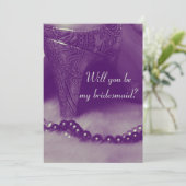 Invitation chaussures et perles, tu seras ma femme de ménage (Debout devant)