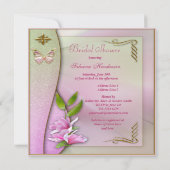 Invitation Chaussures glamour Fête de l'mariée Magnolia & Pap (Dos)