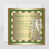 Invitation Chaussures haute talon Fête de Noël Elf (Dos)