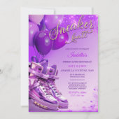 Invitation Chaussures personnalisées sur mesure à thème (Devant)