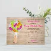 Invitation Chaussures rustiques de campagne et Bridal Shower (Debout devant)