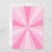 Invitation Chaussures super roses disco balle nuptiale douche (Dos)