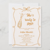 Invitation Chaussures Whimsical Neutres Prêtes À Pop Baby sho (Devant)