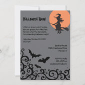 Invitation Chauve-souris et lune Halloween Costume Adulte (Devant)