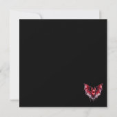 Invitation Chauves-souris vampires (Dos)