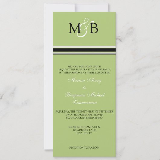 Invitation Chaux principale (Devant)